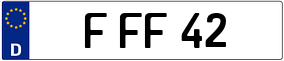 Truck License Plate